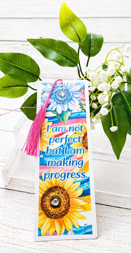 Personalised Glossy Laminated Mothers Day/birthday Bookmark.