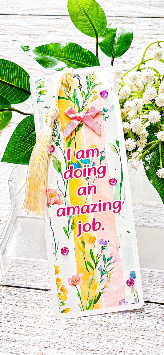 Personalised Glossy Laminated Bookmark For Mothers Day/birthday Gift.