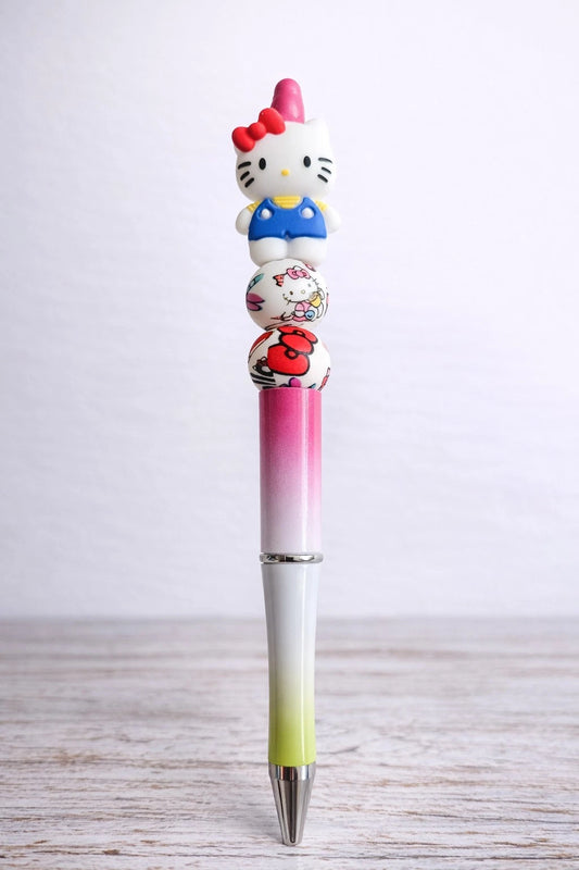 🐱 Hello Kitty Decorative Beaded Pen — Ideal Gift for Kids