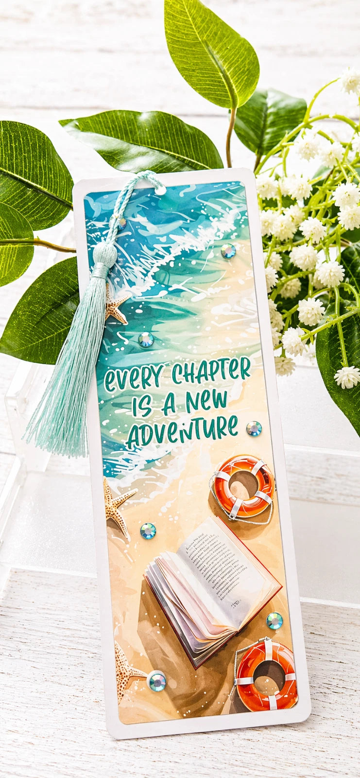 Personalised Glossy Laminated Travel Bookmark Any Name Gift
