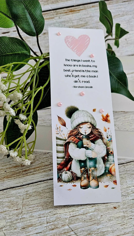 📚 Personalised Laminated Bookmark — Ideal Gift for Book Lovers