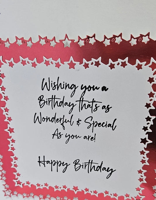 Personalised 3D Luxury Shaker Boxed Birthday Card | Football Shirt Name & Number | GOAL Confetti Stars | Grandson Son Nephew | 8x8