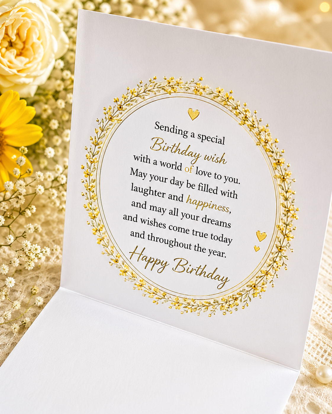 Personalised Daisy 3D Luxury Boxed Birthday Card | Handmade | 8x8 inches