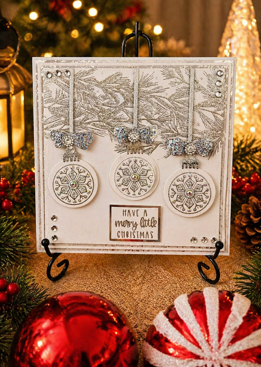 Gorgeous Personalised 3D 8x8 Boxed Xmas Card. Can Choose Any  Recipient.