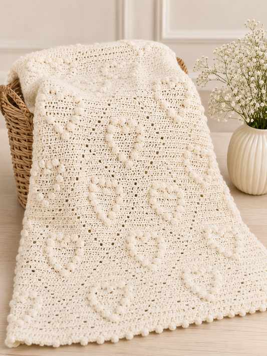 🤍 Gorgeous All White 4 Piece Handmade Baby Crochet Set
