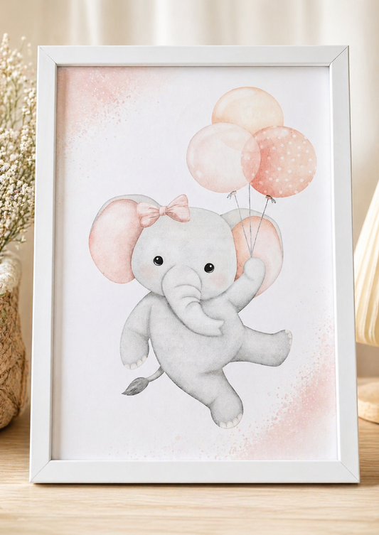 Set of 3 A4 Girl Nursery PRINTS ONLY. Wall Art. Nursery Prints.