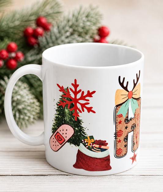 Christmas Themed Healthcare Assistant Mug | Ideal Xmas Gift