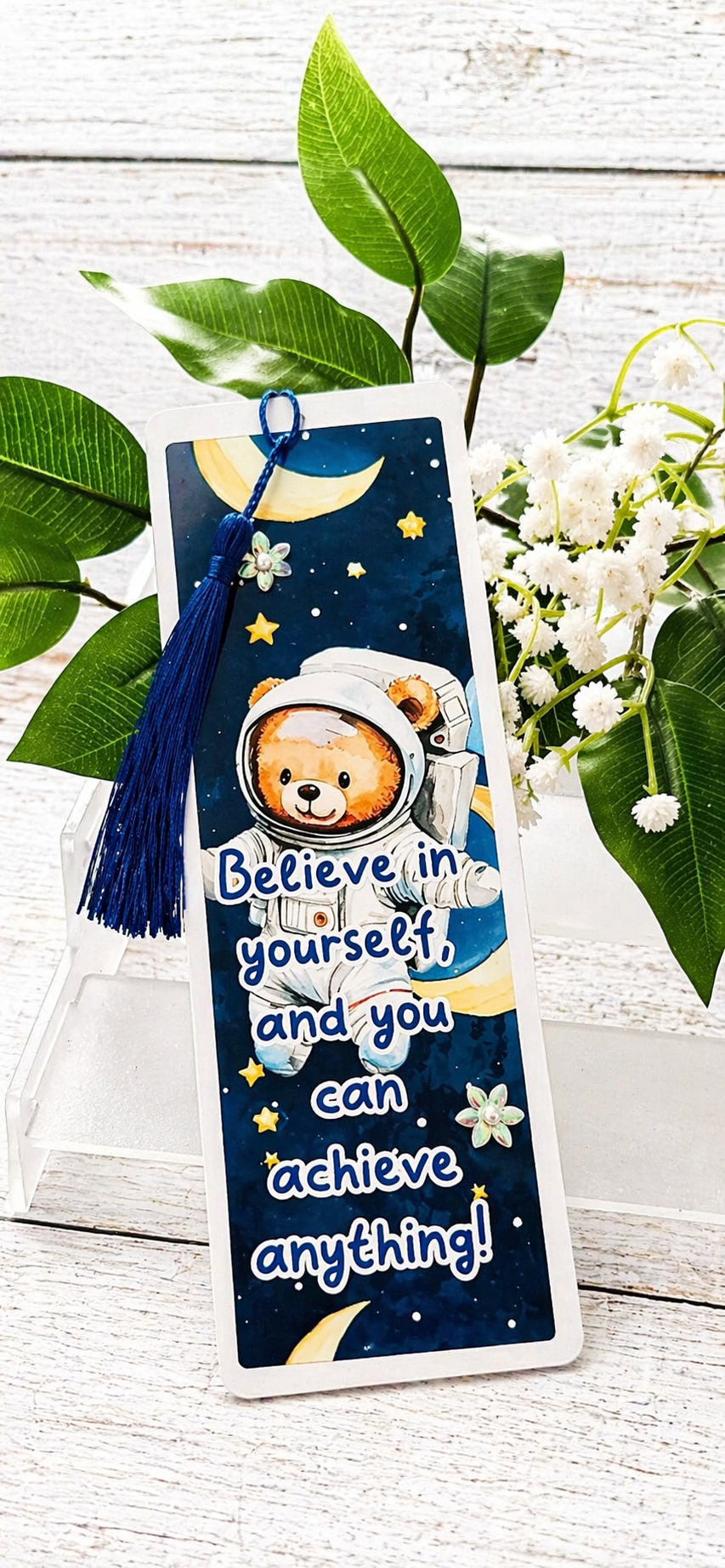 Personalised Glossy Laminated Childs Bookmark Gift Any Name