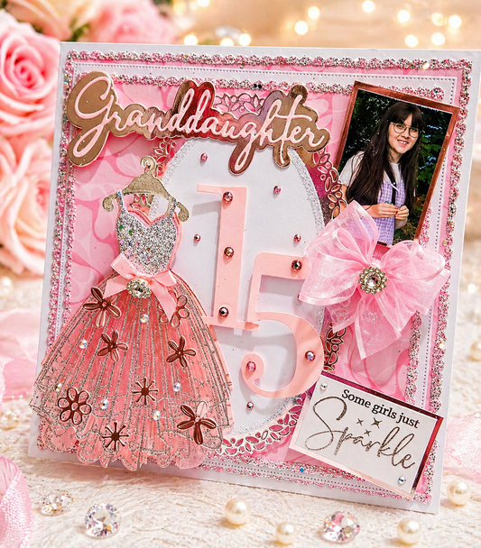 Personalised Photo  3D Boxed Card 8x8