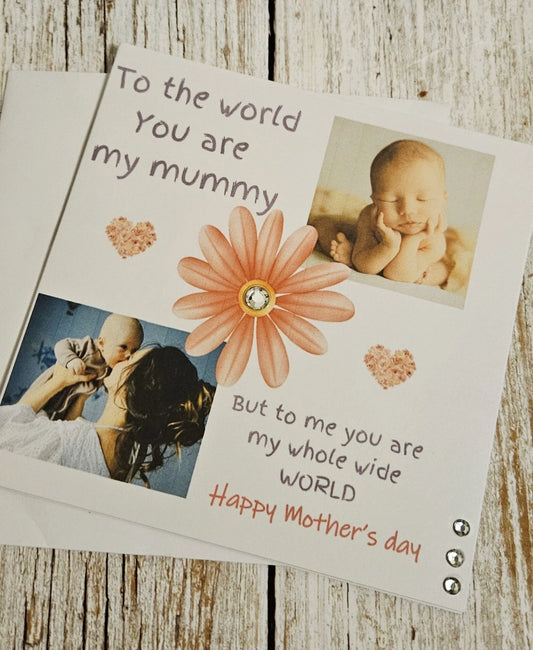 Personalised Photo Mother's Day Card | Grandma Mum Any Relation | With Photo