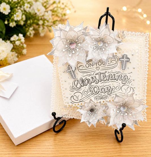 3D Luxury boxed Christening card