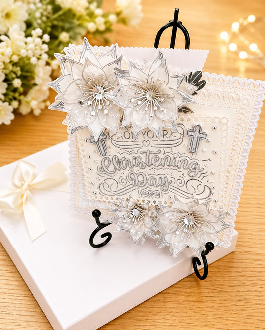 3D Luxury boxed Christening card