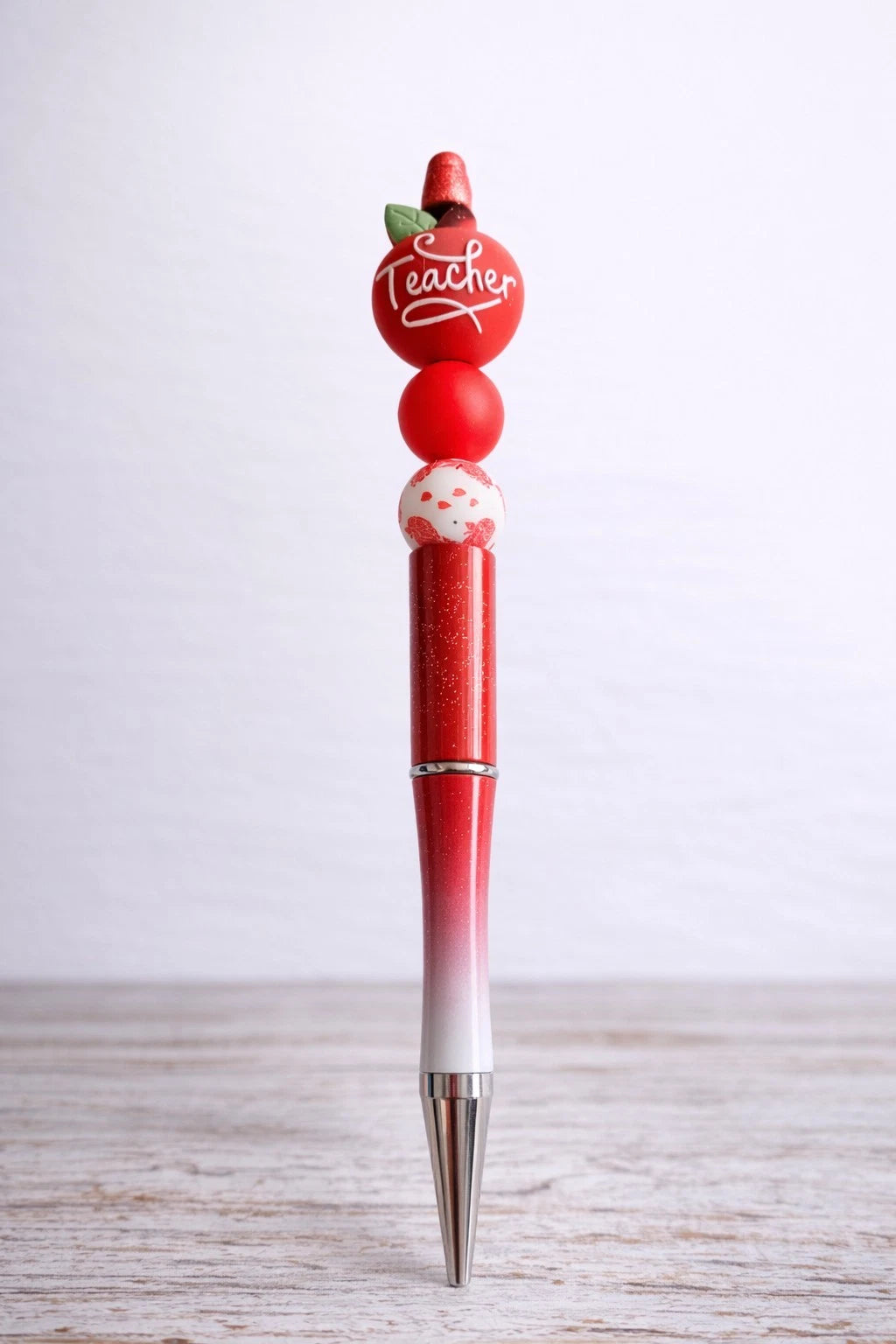Teacher Decorative Beaded Pen Beaded Ballpoint Pen Writing Pen
