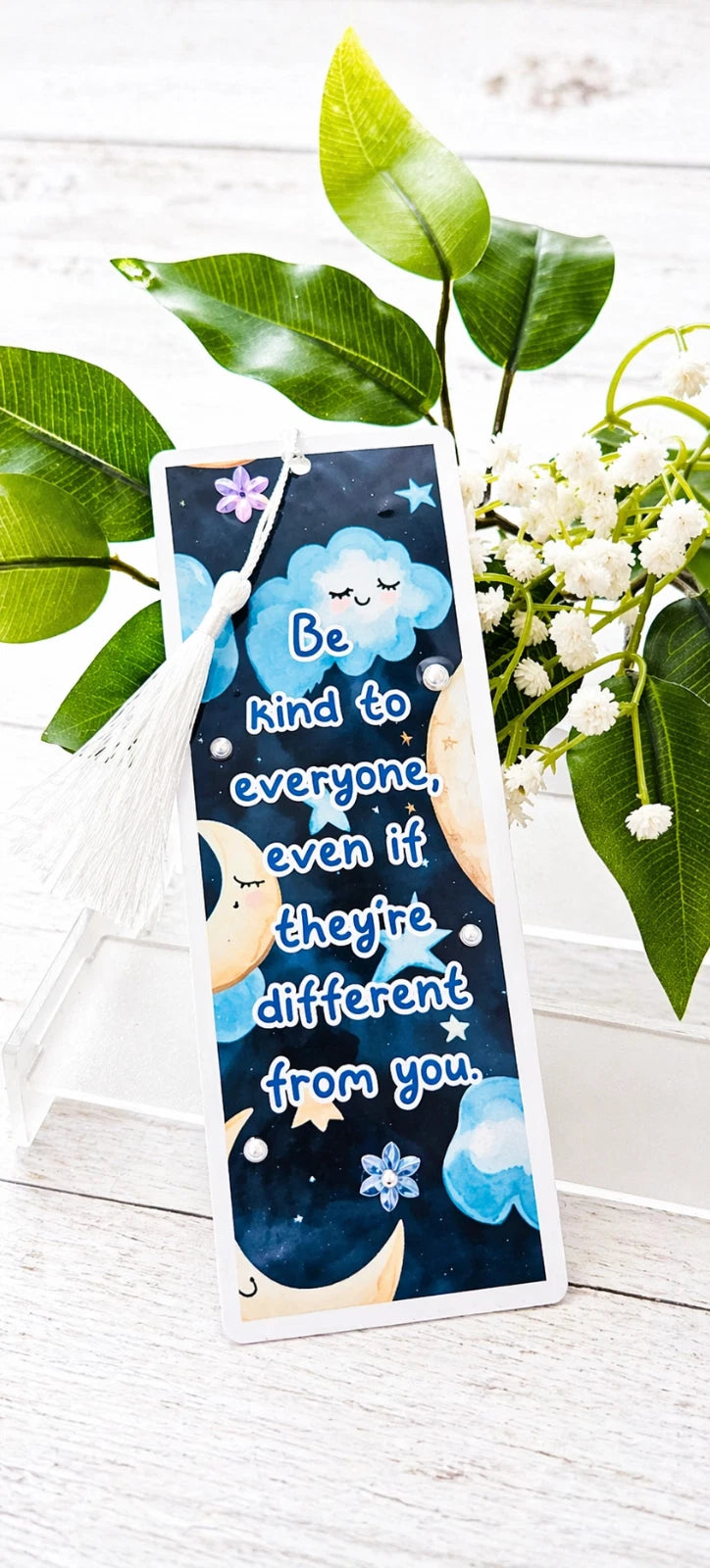 Personalised Glossy Laminated  Childs Be Kind Bookmark Any Name.