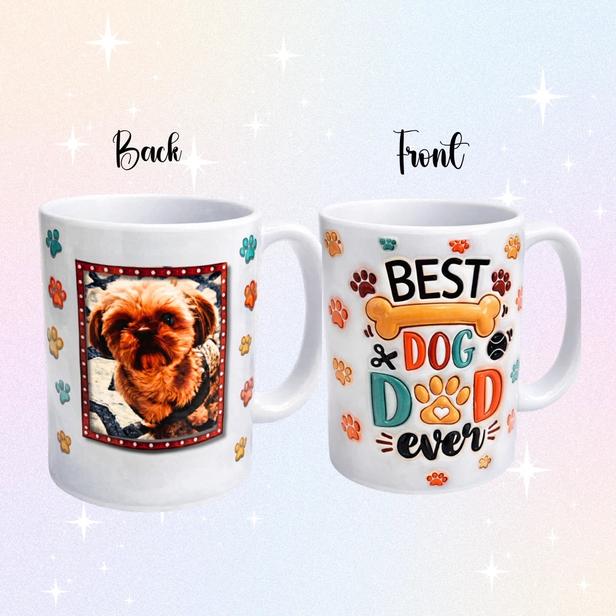 Best Dog Dad ever 11oz Photo coffee Mug
