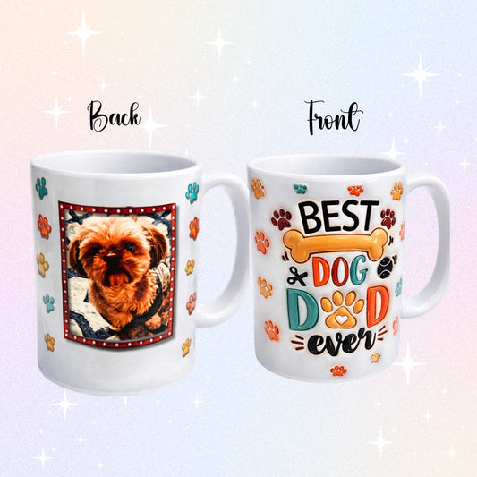 Best Dog Dad ever 11oz Photo coffee Mug