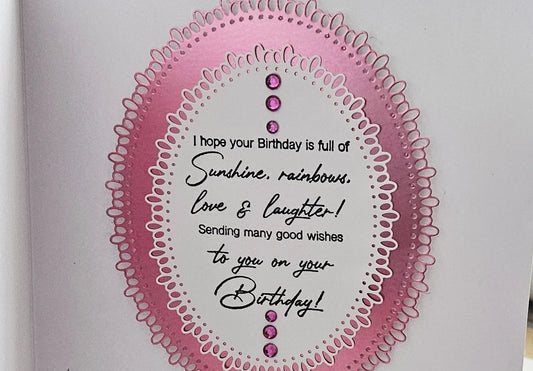 🌸 Personalised Luxury 3D Birthday Card — Daughter, Mum, Sister & More | 8x8 inch